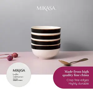 Mikasa Luxe Deco Set of 4 14cm Cereal Bowls