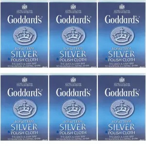 Goddards Long Term Silver Cloth (Pack of 6)