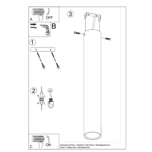 Lagos Steel White 40 Light Classic Ceiling Light