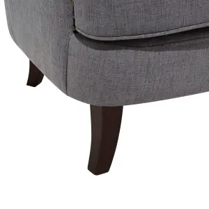 Armchair VIBORG II Fabric Dark Grey