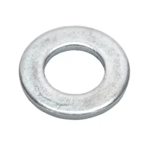 Sealey Flat Washer M12 x 24mm Form A Zinc DIN 125 - Pack of 100 FWA1224