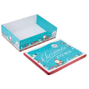 Blue Festive Character Christmas Eve Box - Large