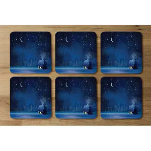 Square 6 Piece Coaster Set (Set of 6)