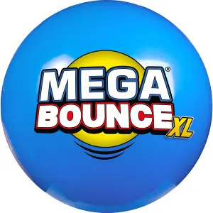 Wicked Mega Bounce XL Blue.  Huge inflatable bounce ball with a 2.5m circumference. Foot pump included