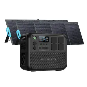 BLUETTI AC200L Portable Power station 2048Wh/2400Wh +2PCS 200W Solar Panel for Home& Outdoor Power Emergency Battery