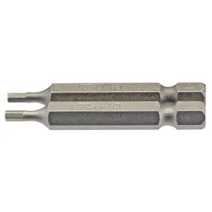 Draper 2.5mm 1/4" Hex. Hexagonal Insert Bit 50mm Long x 2 64246