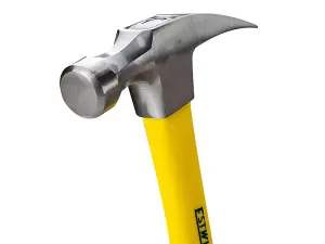 Estwing Surestrike Straight Claw Hammer, Fibreglass Shaft 570g (20oz) ESTEMRF20S