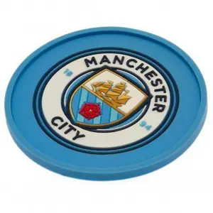 Manchester City FC Coaster Sky Blue (One Size)