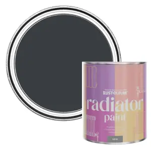 Rust-Oleum Anthracite (RAL 7016) Satin Radiator Paint 750ml