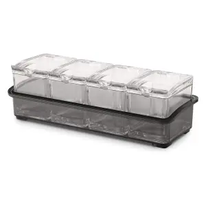 Original Products Final Touch 5 Piece Garnish Bar Caddy Clear