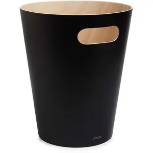 Woodrow Trash Can 2-Gallon (7.5 L) Capacity Black