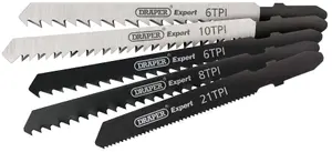 Draper  Assorted Jigsaw Blade Set (5 Piece) 81734