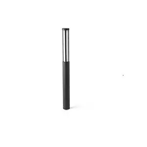 Luminosa Logar LED Outdoor Tall Bollard Light Dark Grey IP54