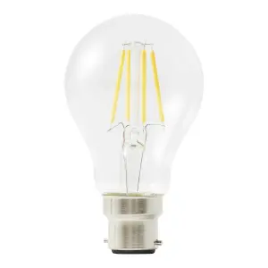 Diall B22 3.4W 470lm Clear GLS Warm white LED filament Light bulb