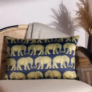 Paoletti Parade Elephant Feather Filled Cushion