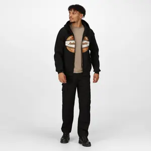 Regatta Original Full Zip Work Hoodie Black - S