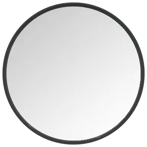 Berkfield Wall Mirror Black 40 cm