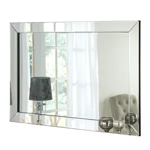 Maude Glass,MDF Wall Mirror 120cm x 80cm