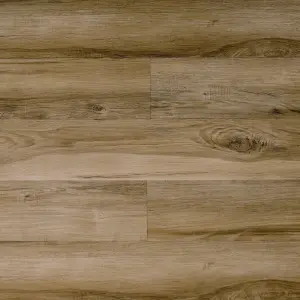 GoodHome Bossa Nova Natural Plain Wood effect Self-adhesive Luxury vinyl tile, 0.97m²