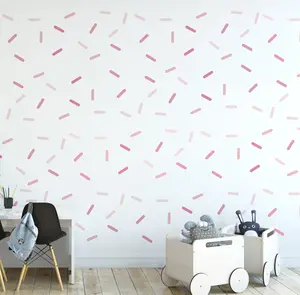 Sprinkle Wall Stickers Pink Colours