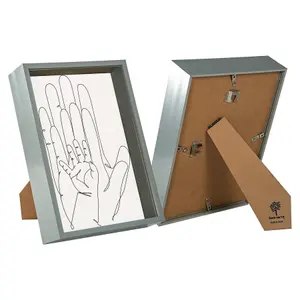 Nicola Spring - Deep Box Photo Frames - A4 (8 x 12") - Pack of 2