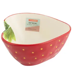 Typhoon World Foods Set of 4 Strawberry Bowl 12cm