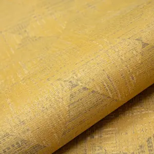 Galerie Pepper Raffia Gold Shimmer Geometric Diamond Wallpaper