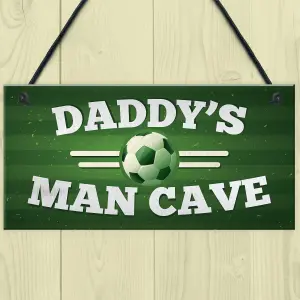 Red Ocean Dad Daddy's Man Cave Signs And Plaques Football Shed Sign Door Wall Plaque Grandad Sign Gift