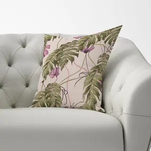 Pink Cosmos Flowers Cushions 60cm x 60cm