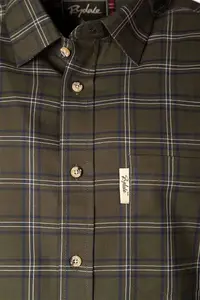 Rydale Men's Country Checked Shirt - Wetwang - Dark Olive S