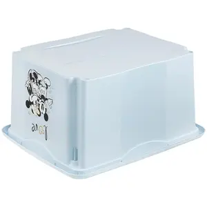 Mickey Mouse Storage Box with Lid 24 Litre Cloudy Blue