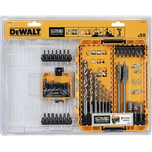 DeWalt DT70757 55 Piece Mixed Extreme Drill & Bit Set + Medium Tough Case TStak