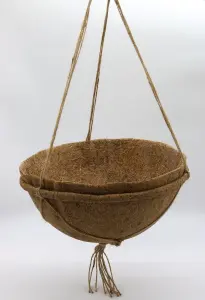 Coir Products 35cm Coir Hanging Baskets - Pack of 2