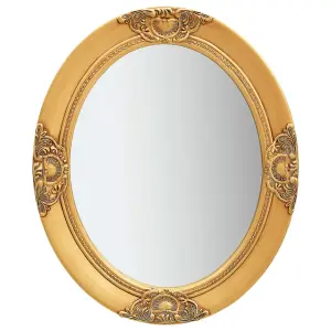 Berkfield Wall Mirror Baroque Style 50x60 cm Gold