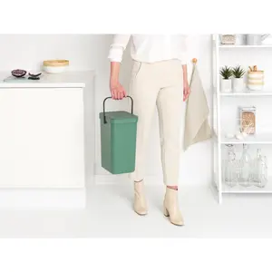 Brabantia Sort and Go 12 Litre Waste Bin Green