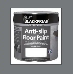 Blackfriar Anti-Slip Floor Paint - Tough and Durable - Mid Grey - 1 Litre