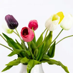 Blooming Artificial - Faux Tulip Flower Arrangement - Bouquet / Bunch