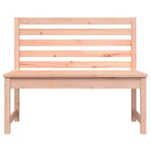 Berkfield Garden Bench 109 cm Solid Wood Douglas