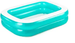 Bestway Inflatable Family Pool Kids Paddling Blue Rectangular with Water Capacity 450L