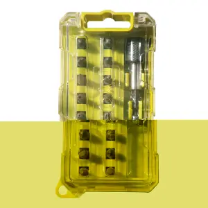 Ryobi 17 Piece Screwdriver Bit Set - RAK17SDC