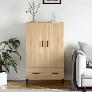 Madonia 69.5cm Wide 1 Drawer Highboard Sonoma Oak