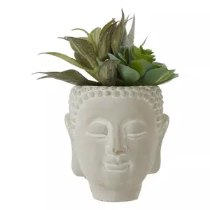 Fiori Buddha Pot Mixed Succulent Artificial Plant Foliage