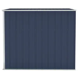 vidaXL Wall-mounted Garden Shed Anthracite 118x194x178 cm Steel