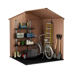 Keter Darwin 6 ft. W x 6 ft. D Apex Outdoor Garden Shed