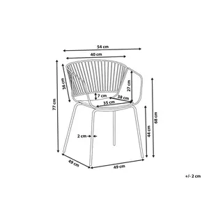 Boghos Dining Chair (Set of 2) Copper