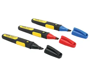 STANLEY - FatMax Chisel Tip Marker (Pack 3)