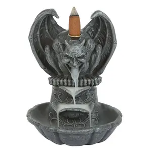 Something Different Gargoyle Backflow Incense Burner Grey (One Size)