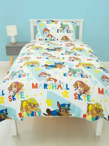 Paw Patrol Splodge Single Rotary Duvet and Pillowcase Set