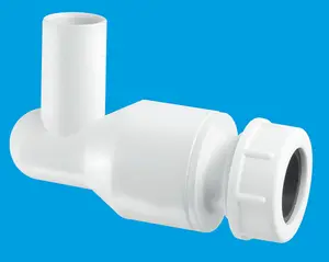 McAlpine R29-NRV 90degree Elbow with integral Non-Return Valve Plain Tail Inlet x 19/23mm Universal Outlet