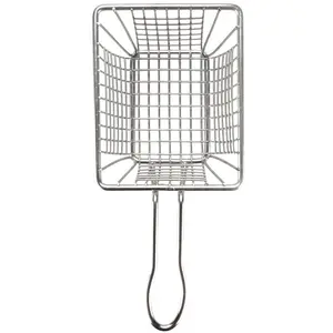 Belfry Kitchen Stainless Steel Mini Oblong Fryer Basket With Handle